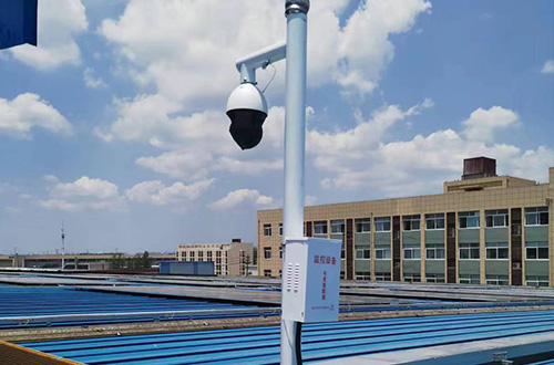 铜陵屋顶新能源发电4G监控球机摄像头